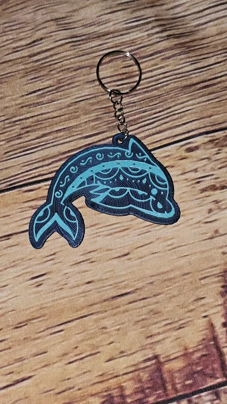 Custom Keychain - Personalized 3D printed keychain
